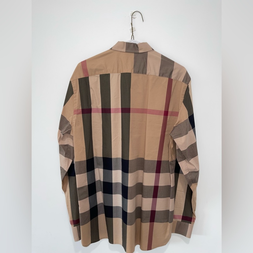 Burberry Check Button Shirt L - Picture 4 of 6
